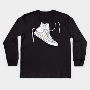 Taurus high tops - Pastel colours Kids Long Sleeve T-Shirt